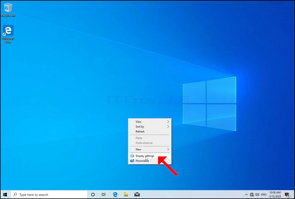 Hvordan endre oppløsning i Windows 10 2004 x64 Hjem Enkeltspråkbygging 19041.264