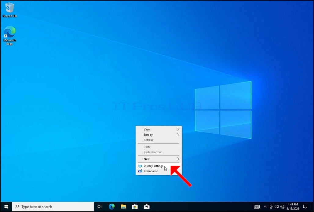 Как да промените Резолюцията в Windows 10 22H2 x64 Pro За WorkStations Build 19045.2604