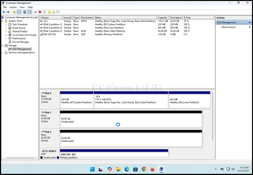How to Create a Spanned Volume In Windows 11
