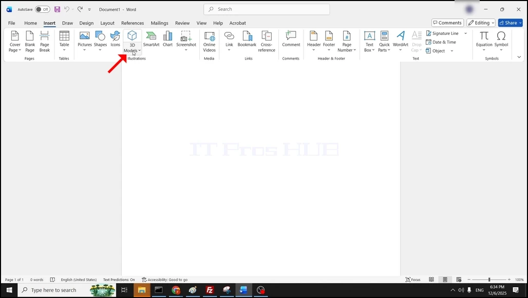 How to Add Stock 3D Models in Word How to Add Stock 3D Models in Word