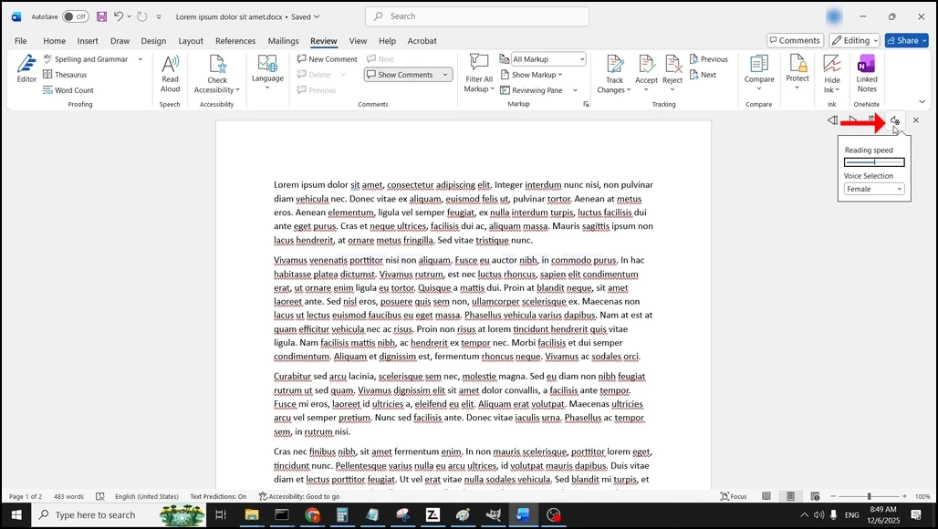 How to Change Reading Speed and Voice in Word's Read Aloud Feature How to Change Reading Speed and Voice in Word's Read Aloud Feature