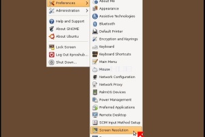 How to Change Resolution in Ubuntu 8.10 Desktop i386 - Intrepid Ibex