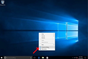 How to Change Resolution in Windows 10 1607 x86 Home Build 14393.0