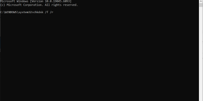 How to Perform Chkdsk F R in Windows 11 - October 2025